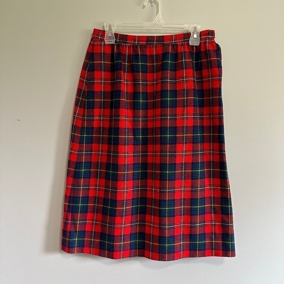 Pendleton Dresses & Skirts - Vintage 1980s Pendleton Authentic Boyd Tartan A- Line Skirt made in USA Size 12